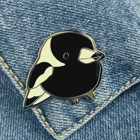 Magpie Enamel Pin