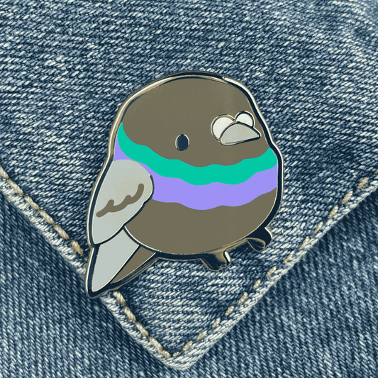 Pigeon Enamel Pin