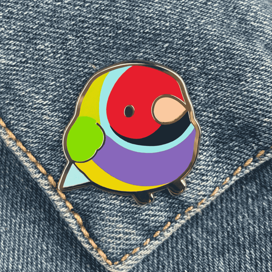 Gouldian Finch Enamel Pin