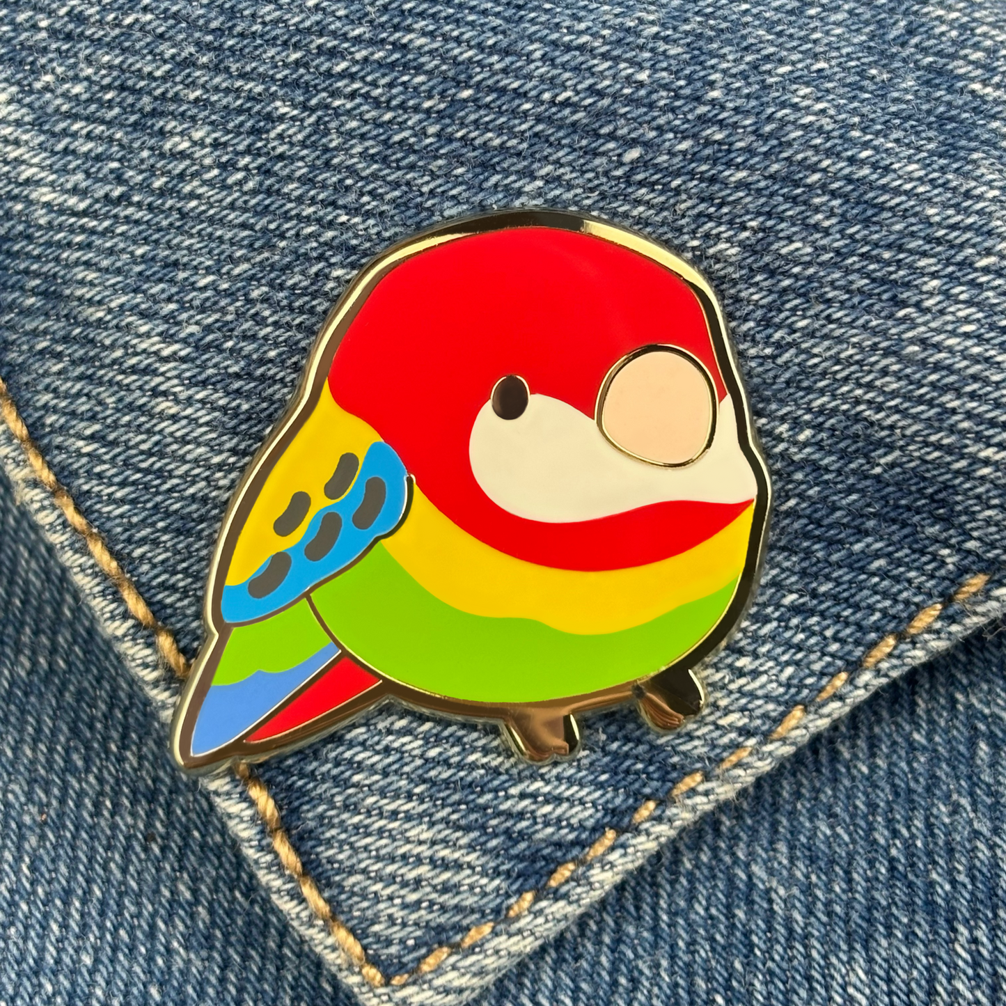 Eastern Rosella Enamel Pin