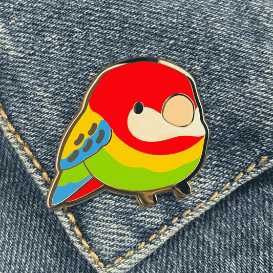 Eastern Rosella Enamel Pin