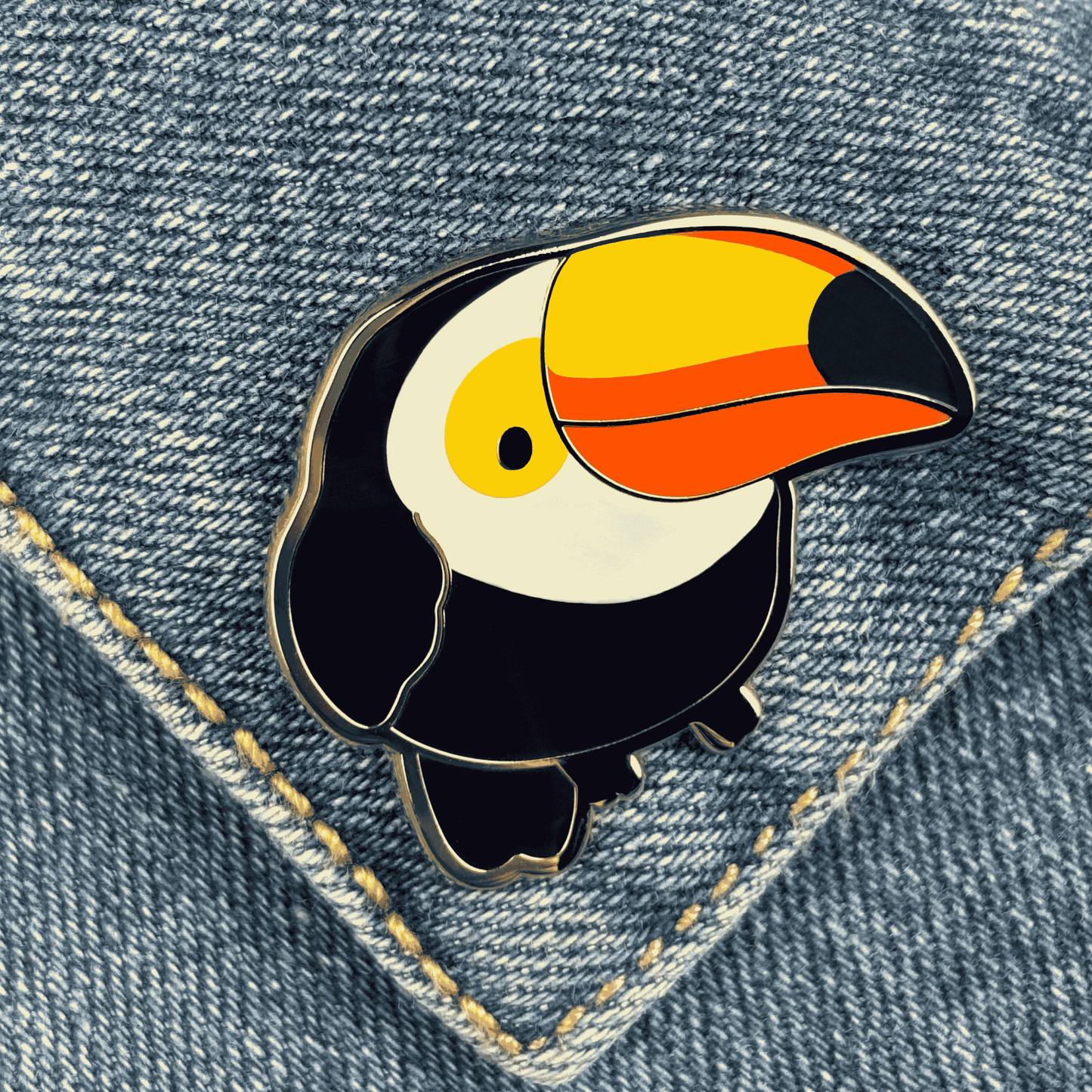 Toucan Enamel Pin