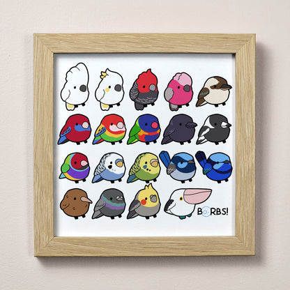 Borbs! Print – 12 × 12 cm