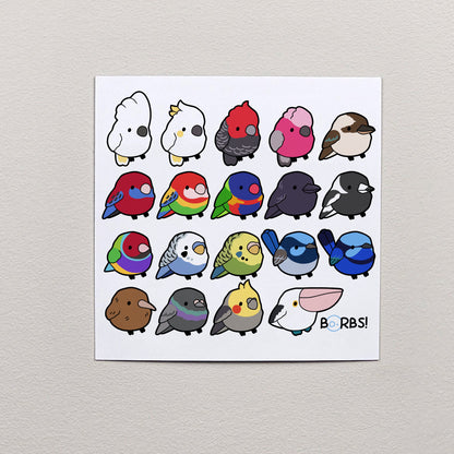 Borbs! Print – 12 × 12 cm