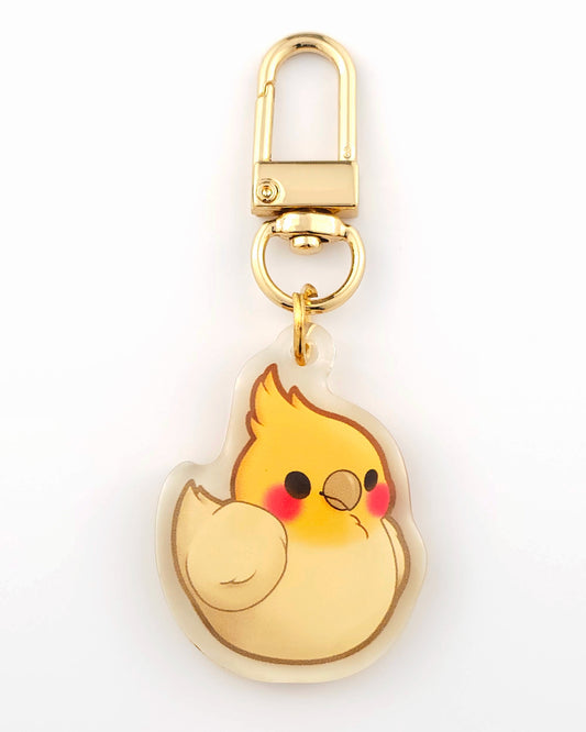 Cockatiel Acrylic Charm