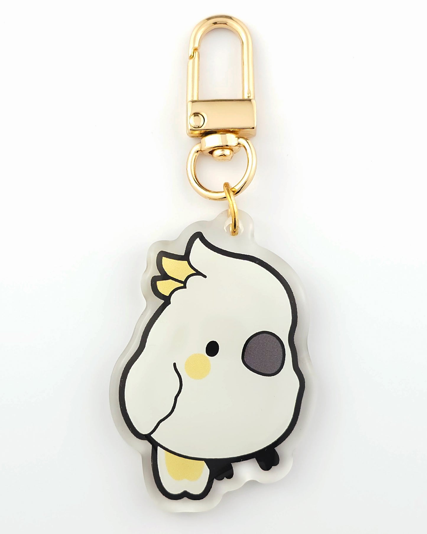 Sulphur-Crested Cockatoo Keychain/Charm
