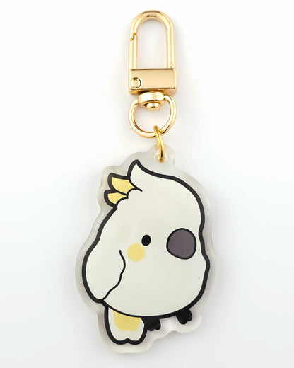 Sulphur-Crested Cockatoo Keychain/Charm