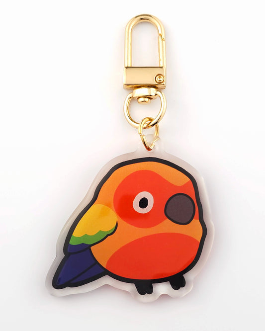 Sun Conure Keychain