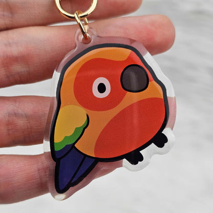 Sun Conure Keychain