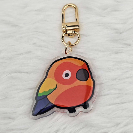 Sun Conure Keychain