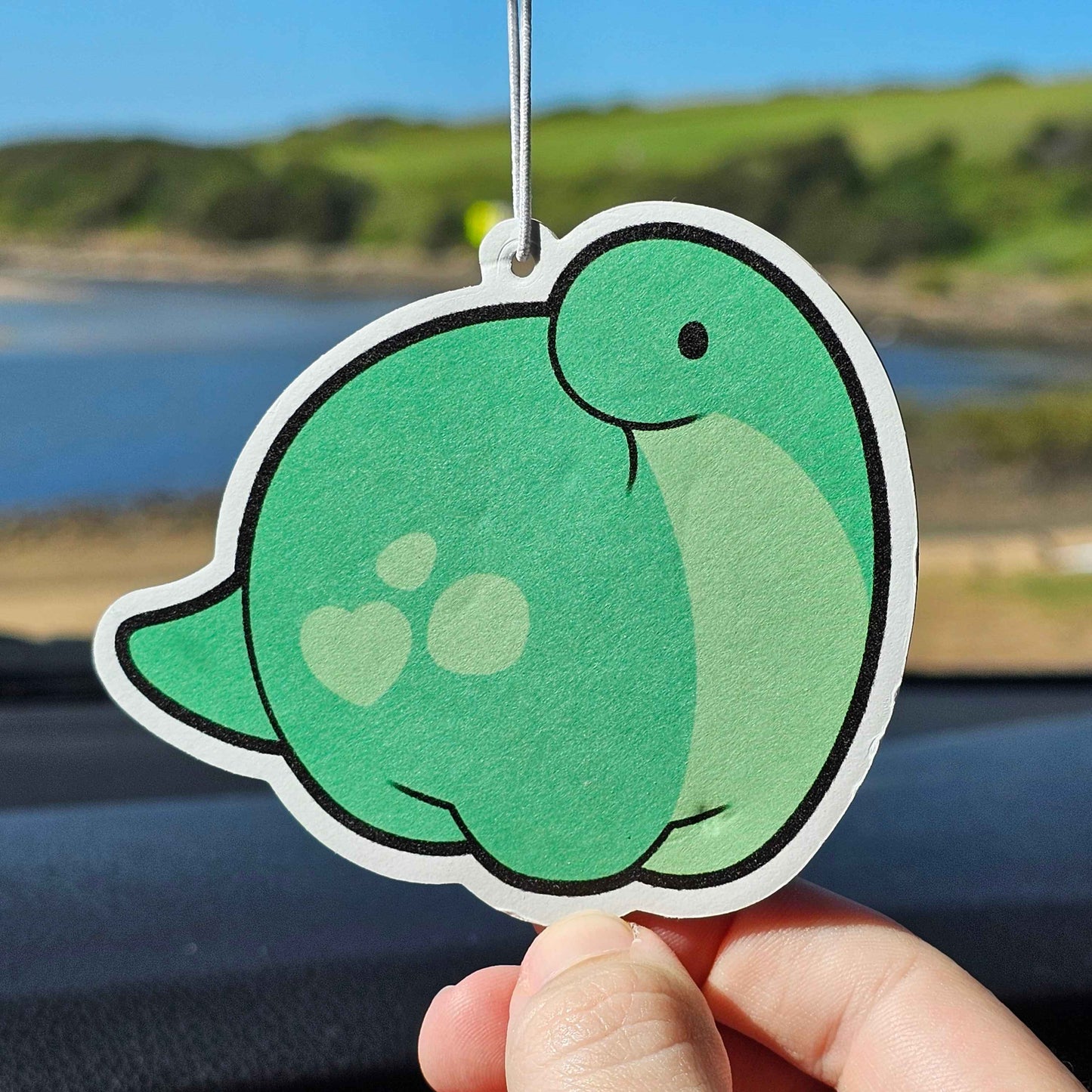 Diplodocus Air Freshener (Green-Apple Scented)