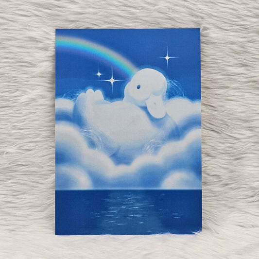 Duck Cloud Print A5