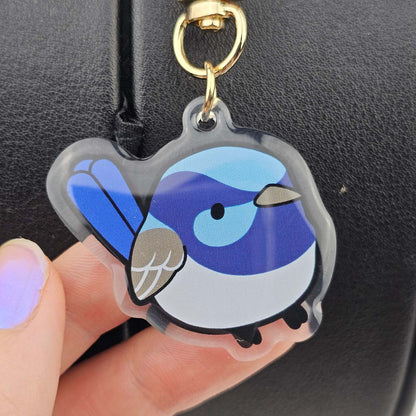 Superb Fairy Wren Keychain/Charm