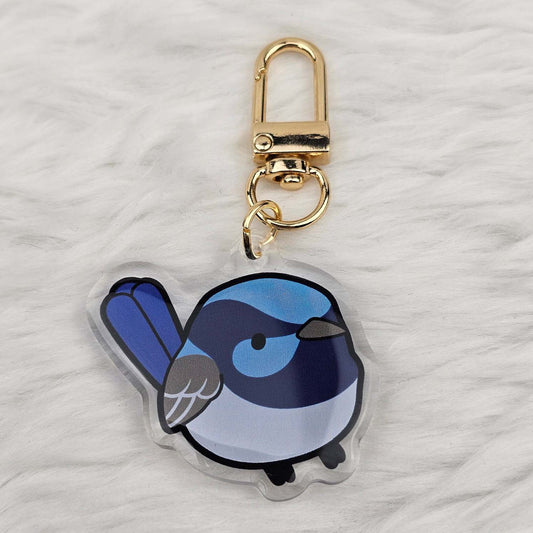 Superb Fairy Wren Keychain/Charm