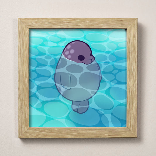 Floating Seal Print