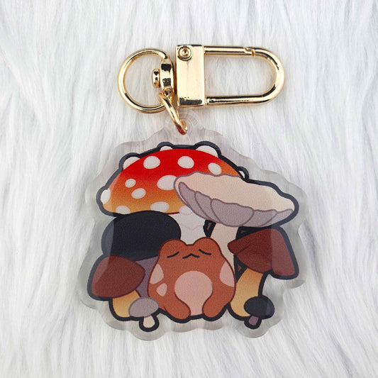Froggy Toadstools Charm