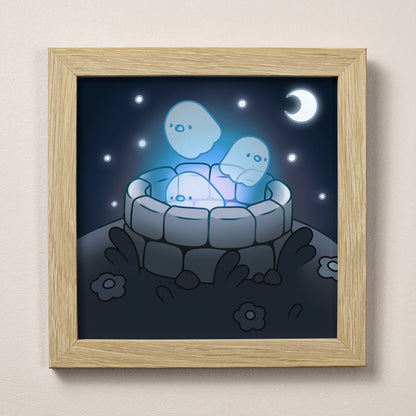 Ghost Well Print – 12 × 12 cm