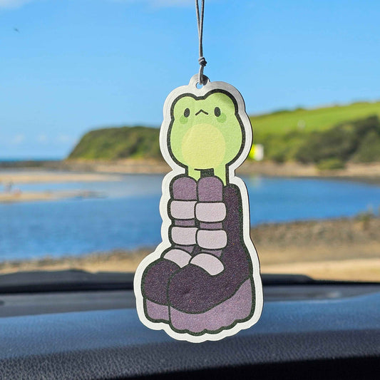 Goth Froggy Air Freshener (Pineapple Scented)