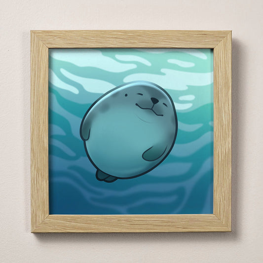 Happy Seal Print