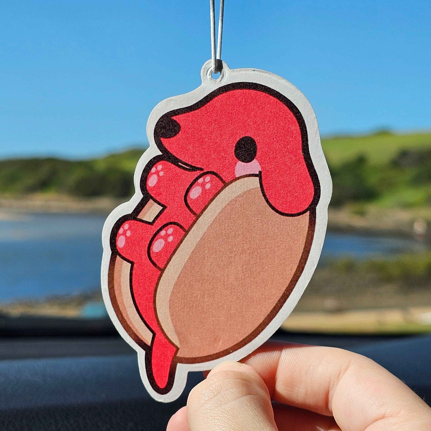 Sausage Dog Air Freshener (Grape Scented)