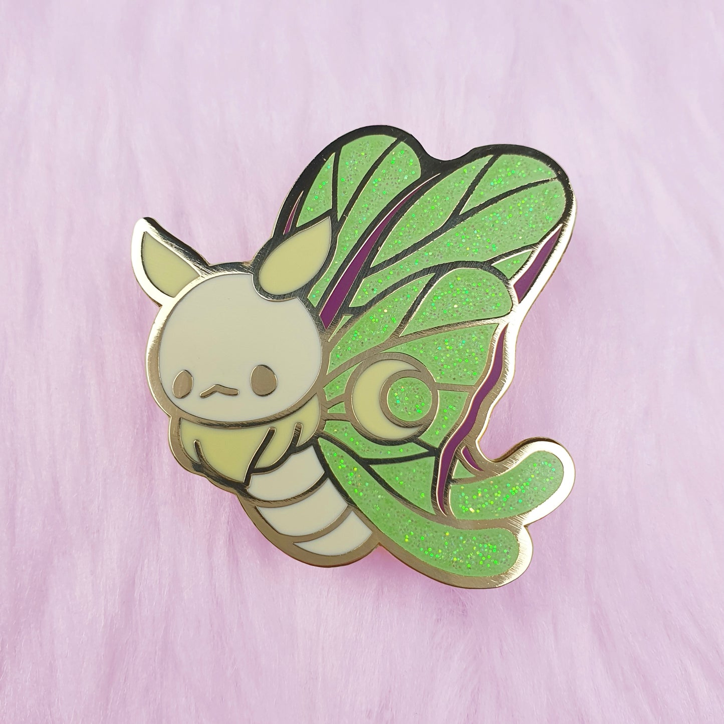 Luna Moth Enamel Pin