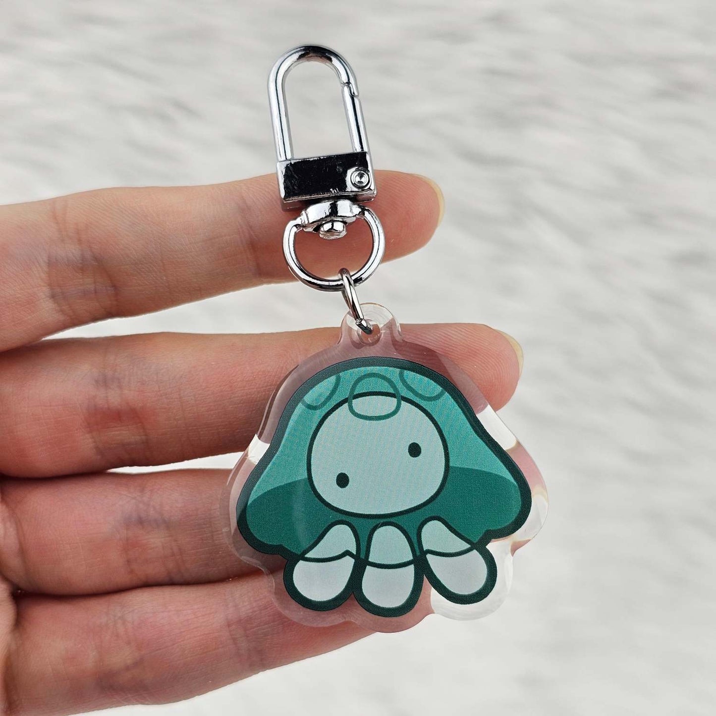 Jellyfish Keychain