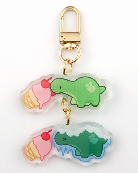 Pistachio Brain Freeze Keychain