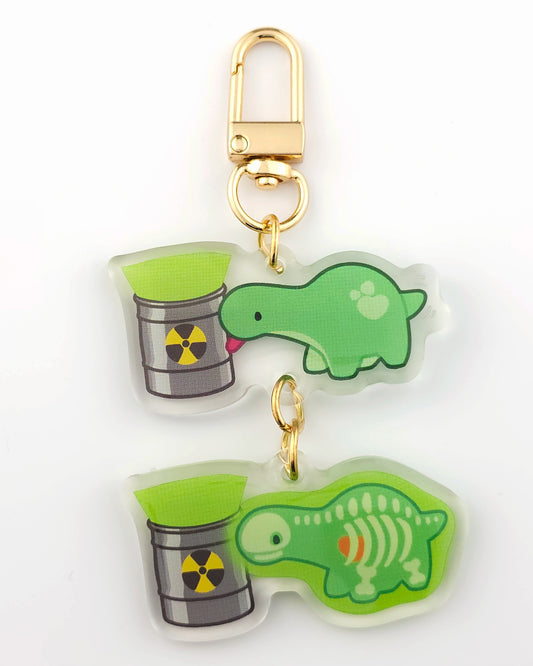 Pistachio Accidental X-ray Keychain