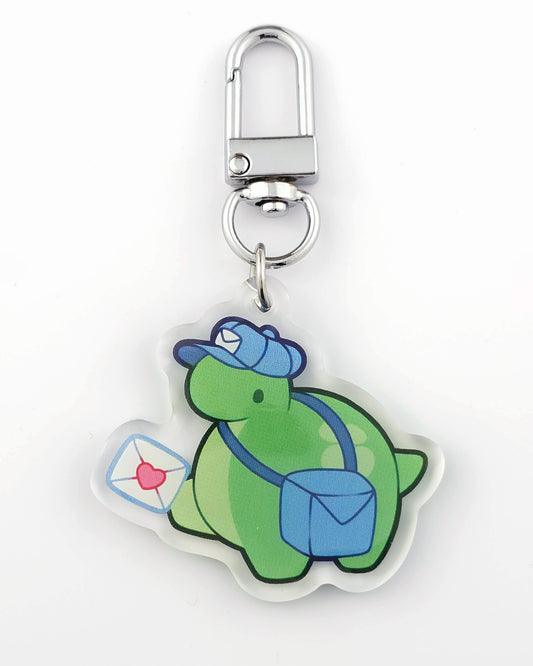 Pistachio Postal Service Keychain
