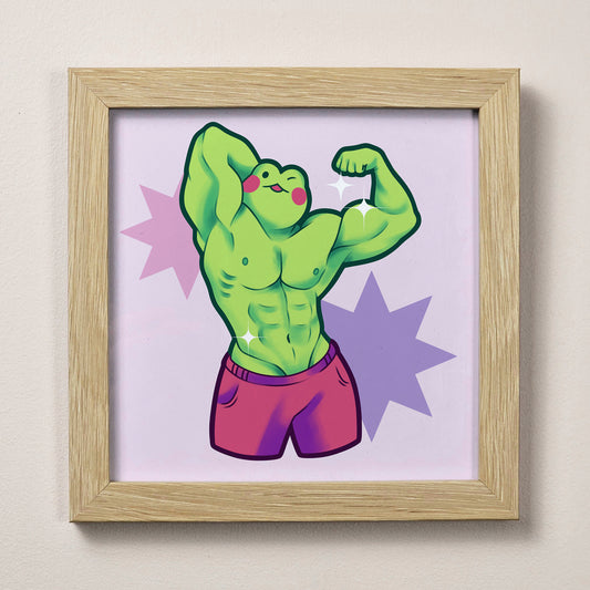 Muscle Froggy Print