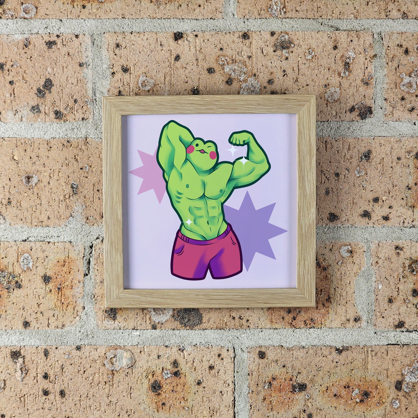 Muscle Froggy Print