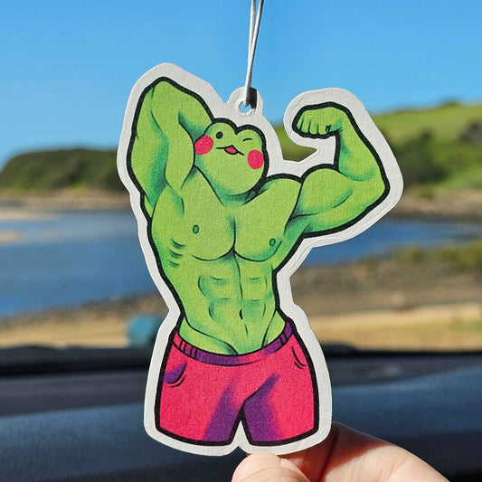 Muscle Froggy Air Freshener (Pineapple Scented)