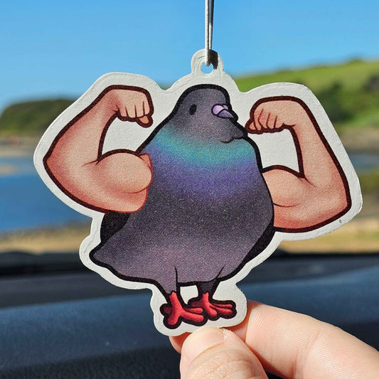 Muscle Pigeon Air Freshener (Bubble-gum Scented)