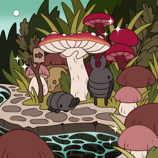 Bug Walkway Print