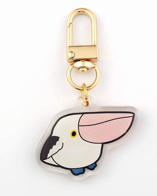 Funny Pelican Keychain/Charm