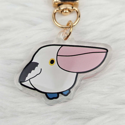 Funny Pelican Keychain/Charm