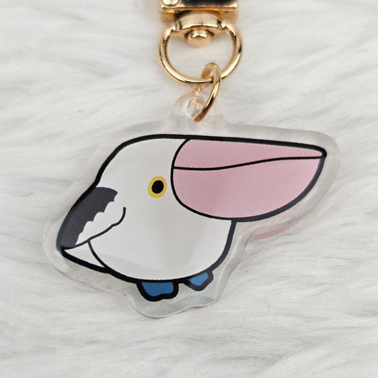 Funny Pelican Keychain/Charm