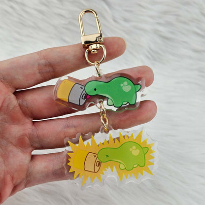 Pistachio Shocking Discovery Keychain