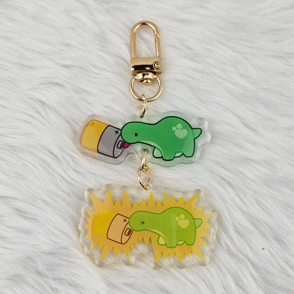 Pistachio Shocking Discovery Keychain