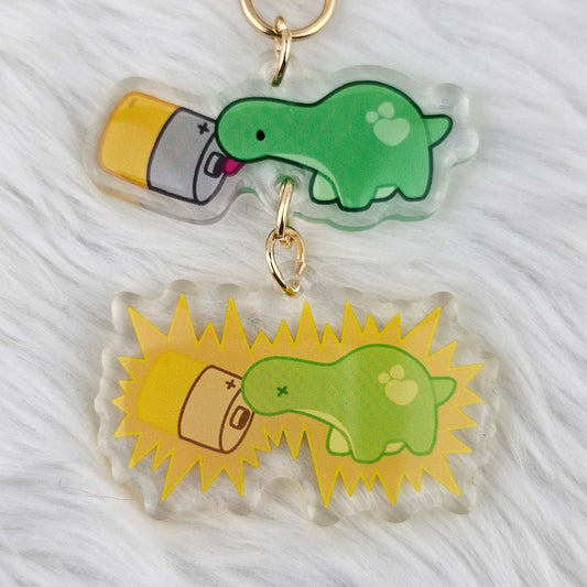 Pistachio Shocking Discovery Keychain