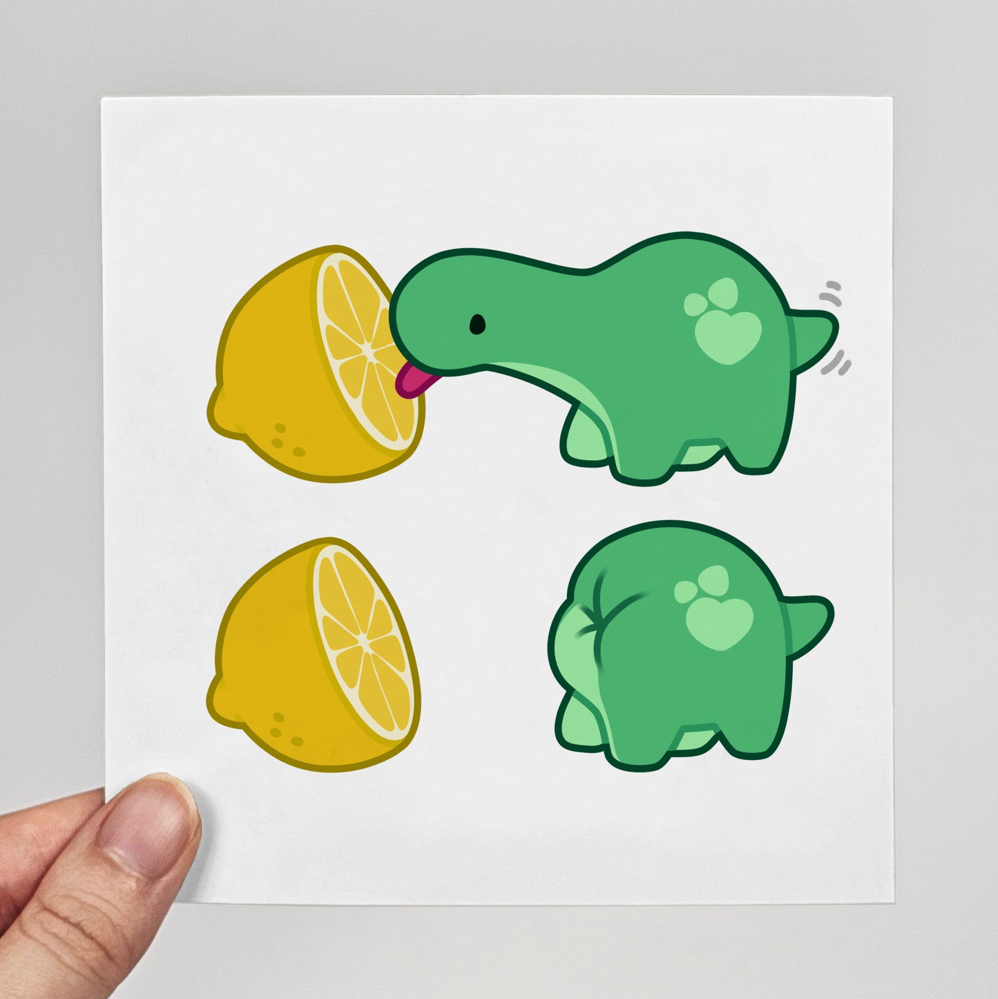 Pistachio Licking A Lemon Meme Print