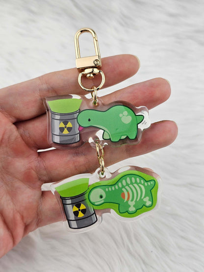 Pistachio Accidental X-ray Keychain