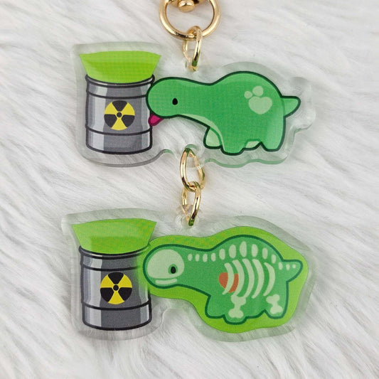 Pistachio Accidental X-ray Keychain