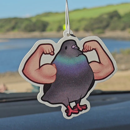 Muscle Pigeon Air Freshener (Bubble-gum Scented)