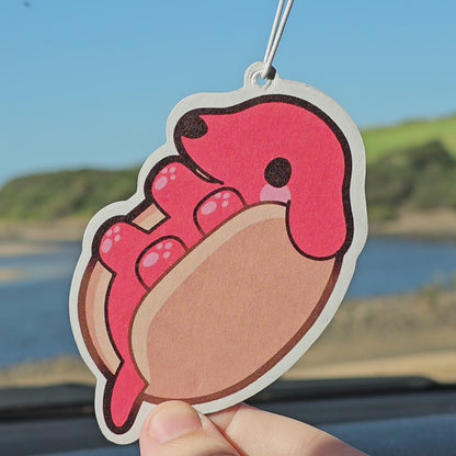 Sausage Dog Air Freshener (Grape Scented)