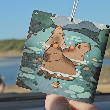 Capybara Airfreshener (Orange Scented)