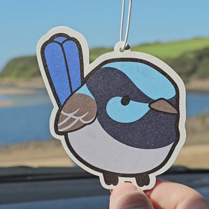Superb Fairy Wren Air Freshener (Lychee/Litchi Scented)
