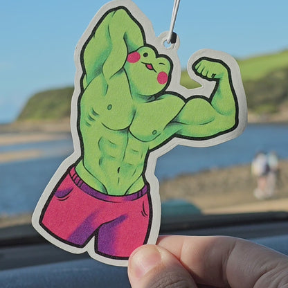 Muscle Froggy Air Freshener (Pineapple Scented)