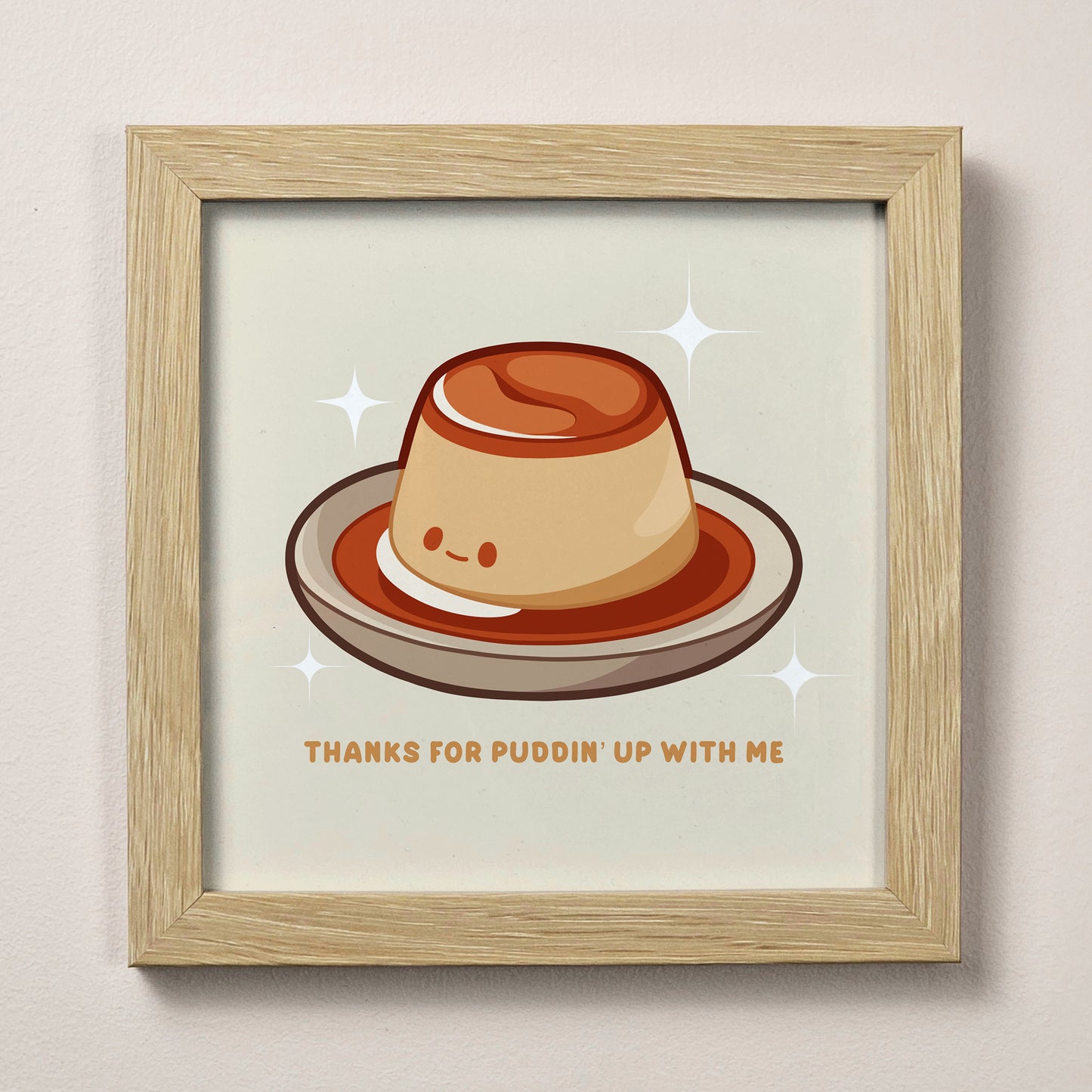 Thanks for Puddin’ Print – 12 × 12 cm