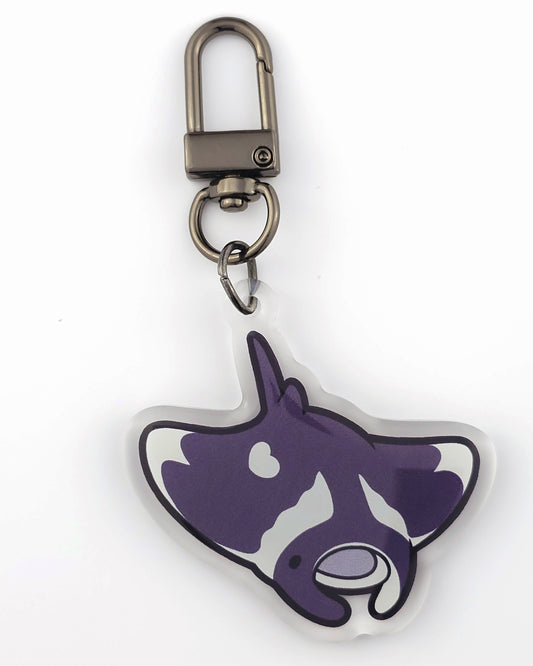 Giant Manta Ray Keychain